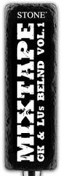Stone Mixtape Ale Vol. 1: GK & LU's Blend beer Label Full Size