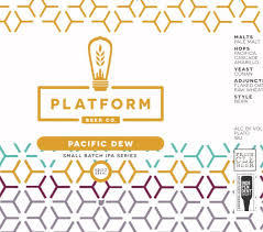 Platform Pacific Dew beer Label Full Size