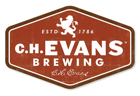 C. H. Evans Double Evans beer Label Full Size