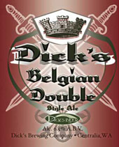 Dick's Belgian Double beer Label Full Size