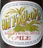 Anchor Old Foghorn 2010 beer Label Full Size