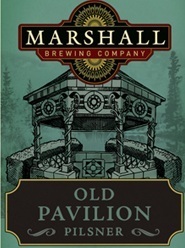 Marshall Old Pavilion Pilsner beer Label Full Size