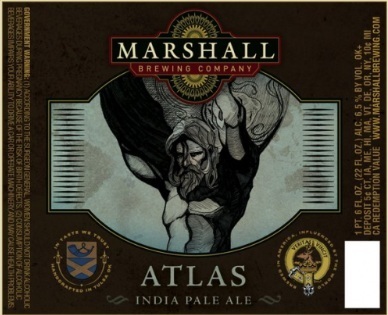 Marshall Atlas IPA beer Label Full Size