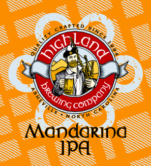 Highland Mandarina IPAmandarina beer Label Full Size