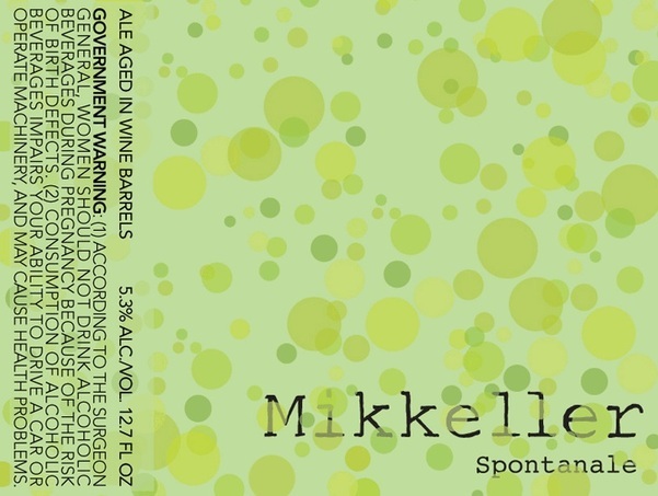 Mikkeller SpontanAle beer Label Full Size