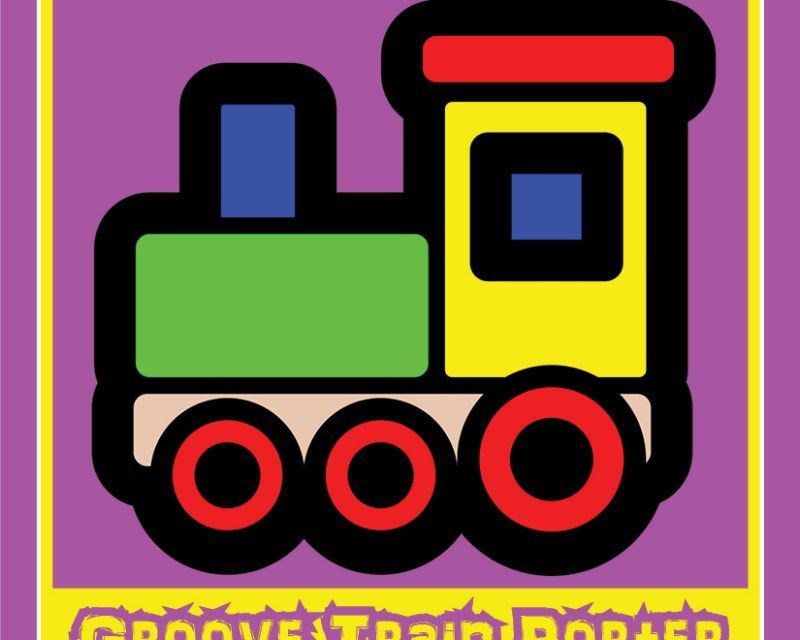 Three Heads The Groove Train Porter beer Label Full Size