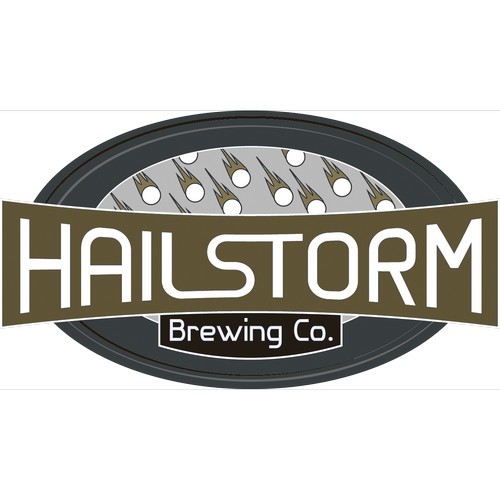 Hailstorm Double Dry-Hopped Banaba beer Label Full Size
