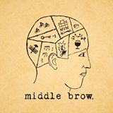 Middle Brow Whitney beer Label Full Size