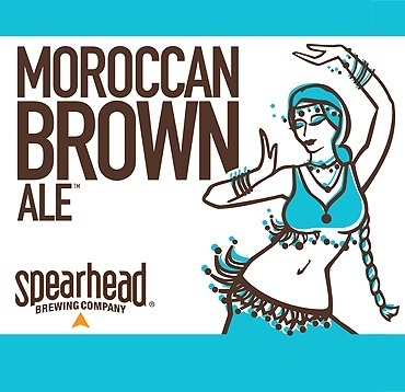 Spearhead Moroccan Brown Ale beer Label Full Size