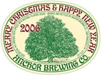 Anchor Christmas 2006 beer Label Full Size