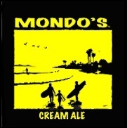 Surf Ventura's Mondo beer Label Full Size