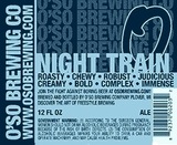 O'so Night Train Nitro beer