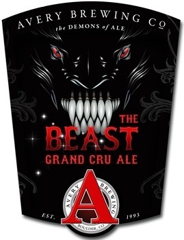 Avery The Beast Grand Cru 2011 beer Label Full Size
