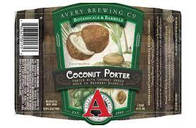 Avery Bourbon Barrel Aged Coconut Porter 2017 beer Label Full Size