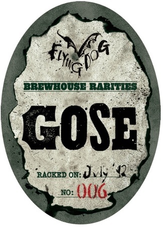 Flying Dog Gose beer Label Full Size