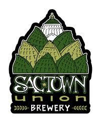 Sactown Union Brewery Centennial Falcon Pale beer Label Full Size