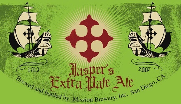 Mission Jasper beer Label Full Size