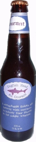Dogfish Head Au Courant 2004 beer Label Full Size