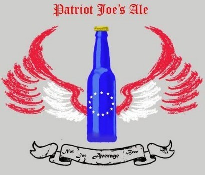 Patriot Joe's Red White & Bock beer Label Full Size