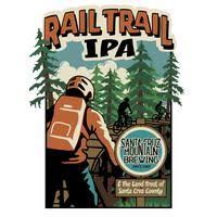 Santa Cruz Mountain Rail Trail IPA beer Label Full Size