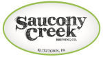 Saucony Creek Unicorns on Motorcycles beer Label Full Size