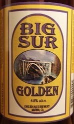Big Sur Golden beer Label Full Size