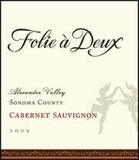 Folie a Deux Alexander Valley Cabernet Sauvignon wine