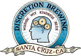 Discretion Too Dense to Float Amber beer Label Full Size