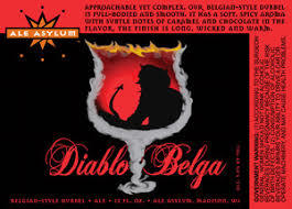 Ale Asylum Diablo Belga (2015) beer Label Full Size