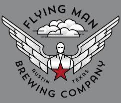 Flying Man Air Racer beer Label Full Size