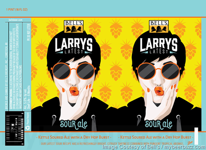 Bell's Larry's Latest Coffee Milk Stout beer Label Full Size
