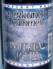 Heavyweight Perkunos Hammer 2004 beer Label Full Size