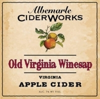 Albemarle Old Virginia Winesap beer Label Full Size