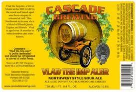 Cascade Vlad the Imp Aler 2013 beer Label Full Size