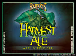 Founders Harvest Ale 2017 beer Label Full Size