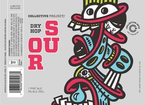 Collective Arts Collective Project Dry Hopped Sour beer Label Full Size
