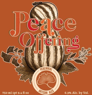 Perennial Peace Offering beer Label Full Size