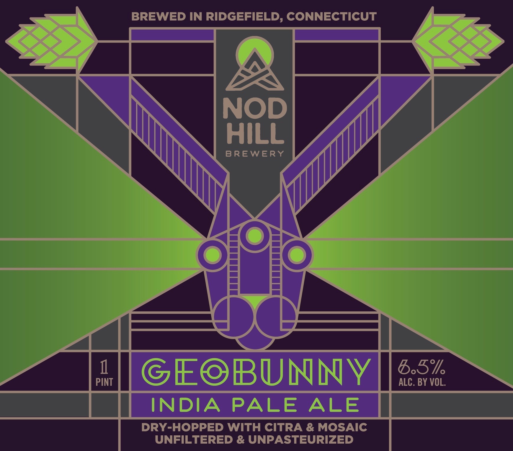 Nod Hill Geobunny beer Label Full Size