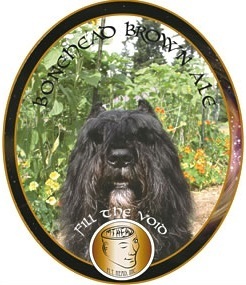 M.T. Head Bonehead Brown Ale beer Label Full Size