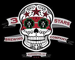 3 Stars  Pounding Trees beer Label Full Size