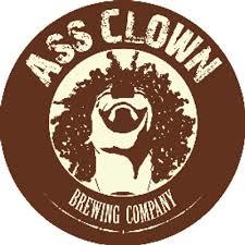 Ass Clown Scared of Clowns beer Label Full Size