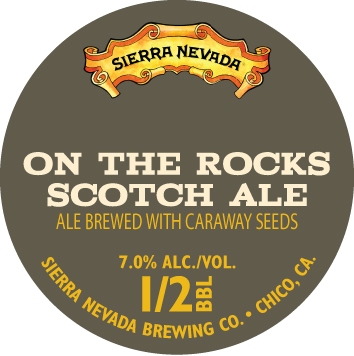 Sierra Nevada On The Rocks beer Label Full Size
