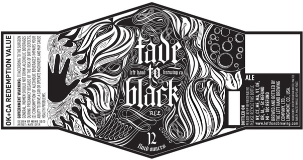 Left Hand Fade To Black Vol. 4 beer Label Full Size