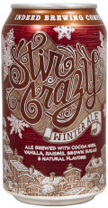 Indeed Stir Crazy Winter Ale beer Label Full Size