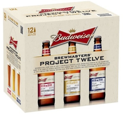 Budweiser Project Twelve beer Label Full Size