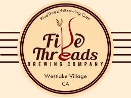 Five Threads Red Rye IPA beer Label Full Size