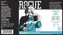 Rogue Half-E-Weizen beer Label Full Size