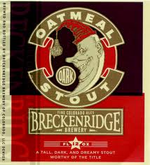 Breckenridge Oatmeal Stout Nitro beer Label Full Size
