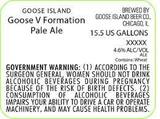 Goose Island V Formation beer