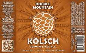 Double Mountain Kölsch beer Label Full Size